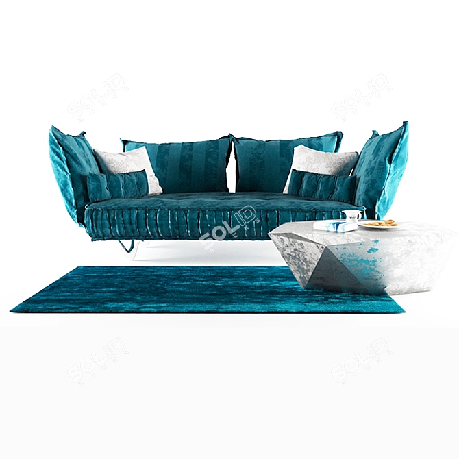 Modern Comfort: Bretz Ohlinda Sofa 3D model image 2