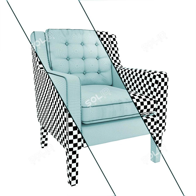 Kellex Seating BERNARD: Luxurious Comfort for Every Space 3D model image 3