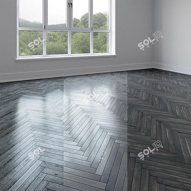 Versatile Wood Flooring Collection 3D model image 1