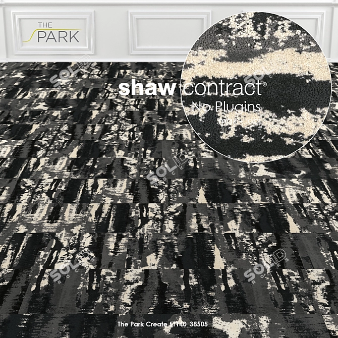 Shaw Park Create Carpet Tiles 3D model image 1