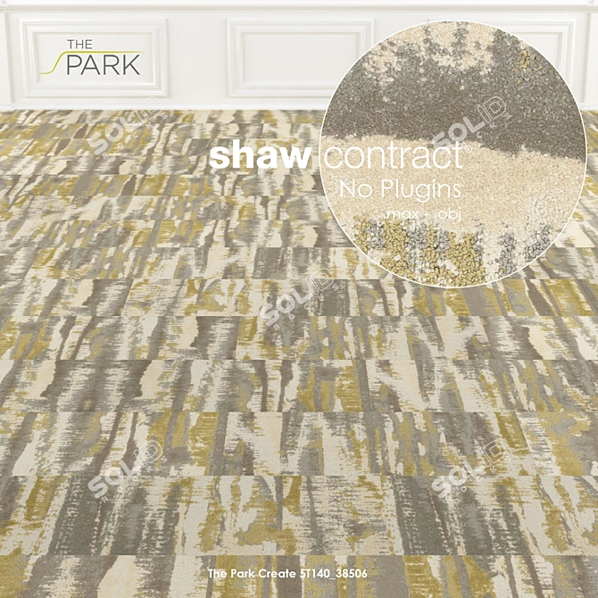 Shaw Park Create Carpet Tiles 3D model image 2