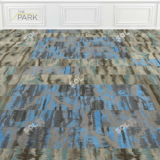 Shaw Create Park Contract Carpet Tiles 3D model image 3