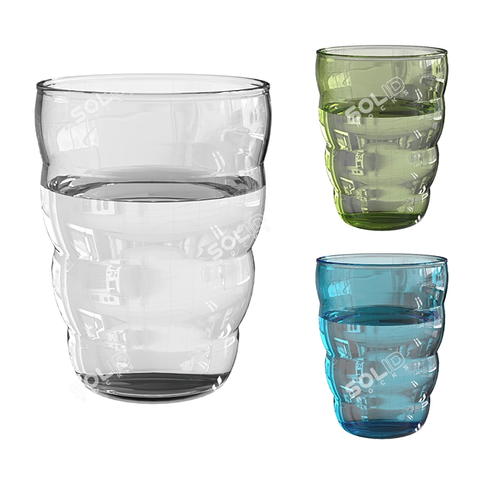 Elevate Your Drinkware with IKEA Glass 3D model image 2