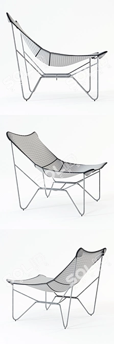Elegant Gwen Armchair: Design and Comfort 3D model image 3