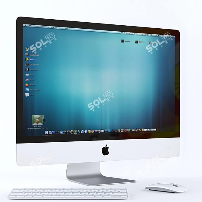 27" iMac Retina: Stunning 5K Display 3D model image 1