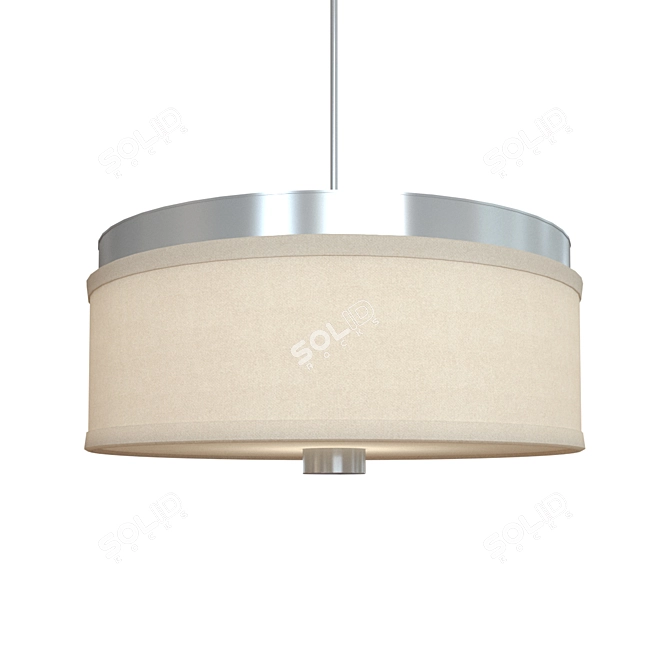 Embarcadero 2-Light Ceiling Fixture 3D model image 1