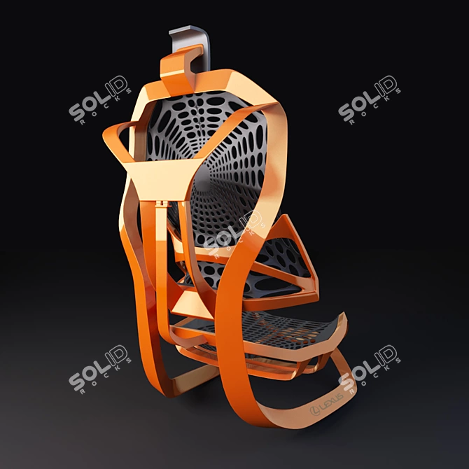 Luxury Kinetic Chair: Inspired by Lexus 3D model image 2