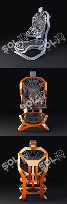 Luxury Kinetic Chair: Inspired by Lexus 3D model image 3