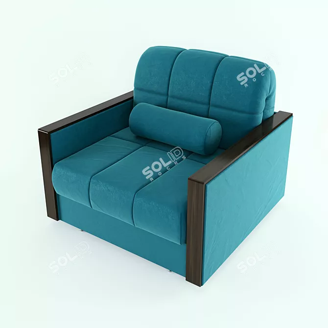 Hoff Milena Armchair: Sleek and Versatile Comfort 3D model image 2