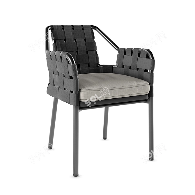 Varaschin Obi: Stylish and Comfortable Outdoor Chair 3D model image 1