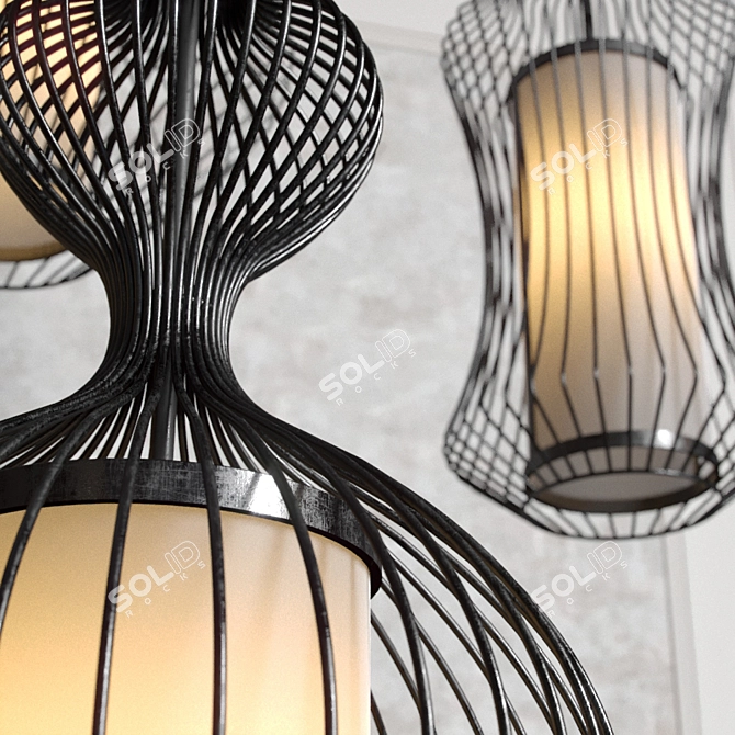 Modern Imperatrice Chandelier: Elegant Lighting Fixture 3D model image 2