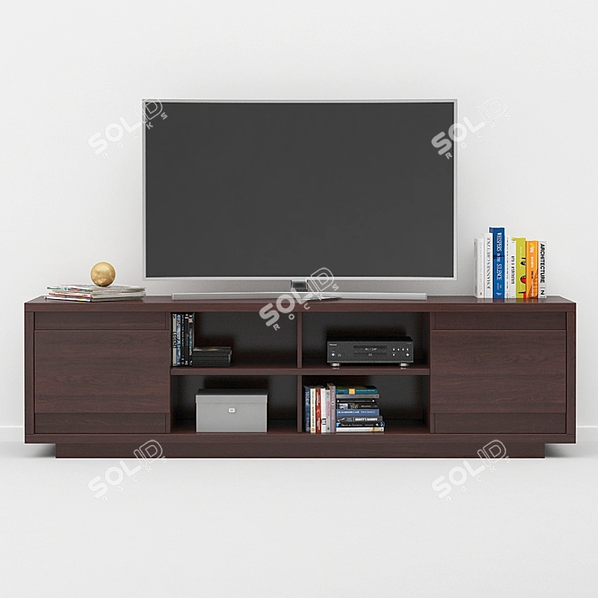 Modern Kirry TV Stand | Sleek Design, V-Ray Render 3D model image 1