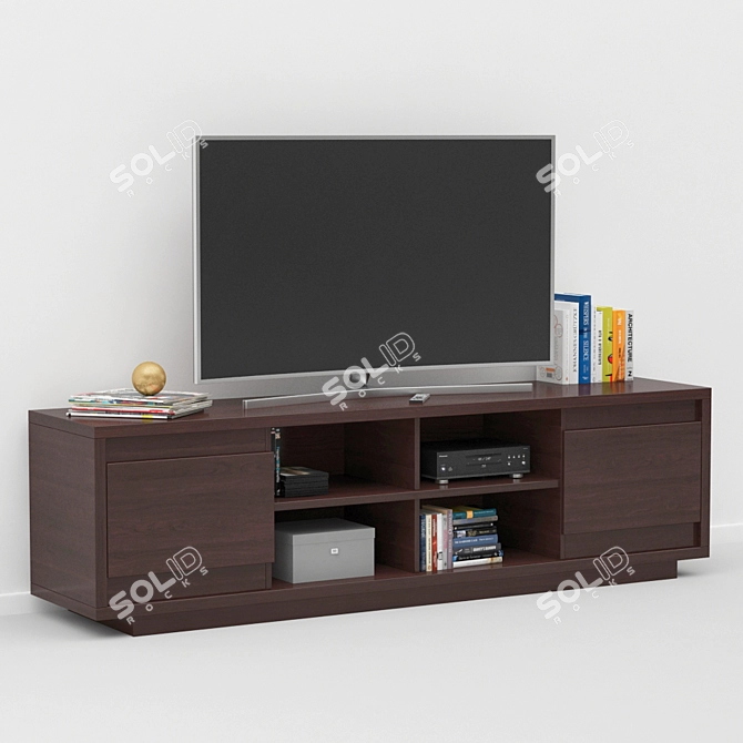Modern Kirry TV Stand | Sleek Design, V-Ray Render 3D model image 2