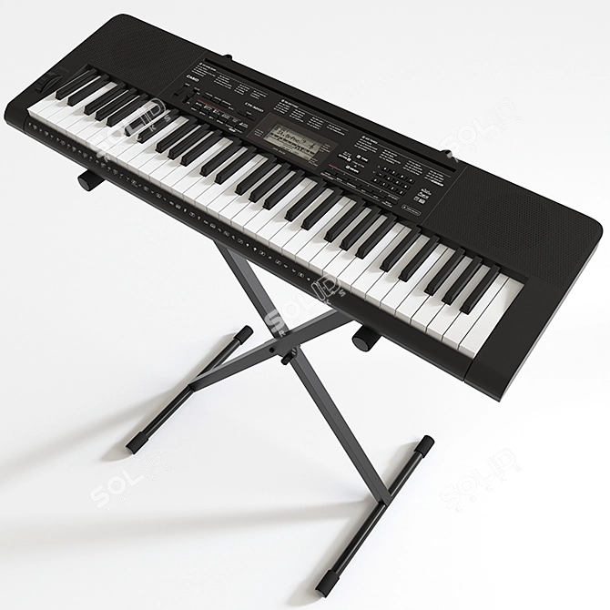 Casio CTK-3200: Versatile Synthesizer 3D model image 2