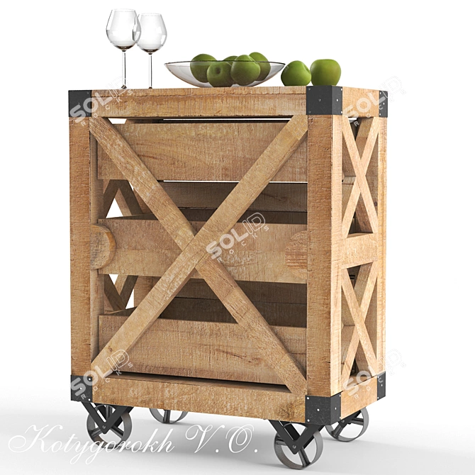 Donny Osmond 2016 Accent Cabinet 3D model image 2