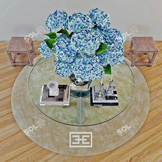 Decorative Set - Eichholtz:
Elegant Home Decor Bundle 3D model image 2