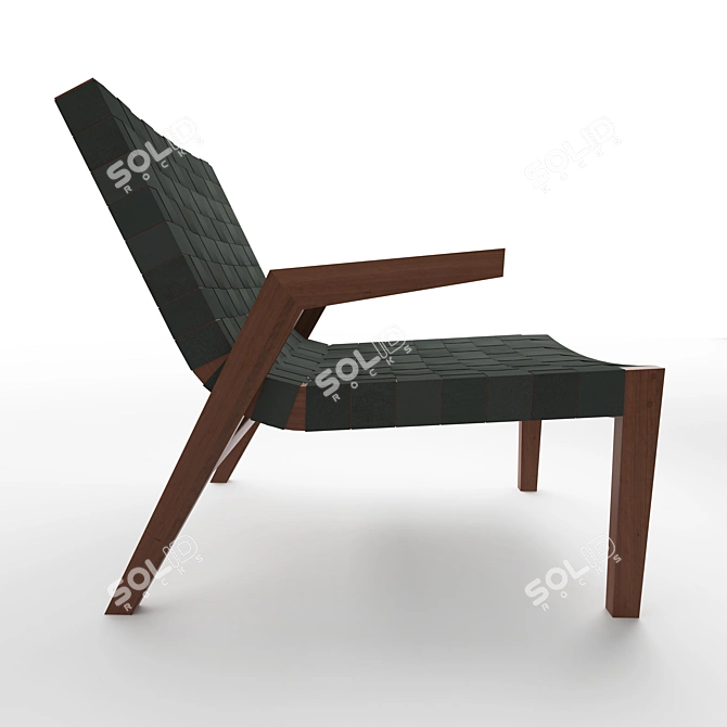 Cincinnati Lounge Chair: Stylish Comfort for Any Space 3D model image 3
