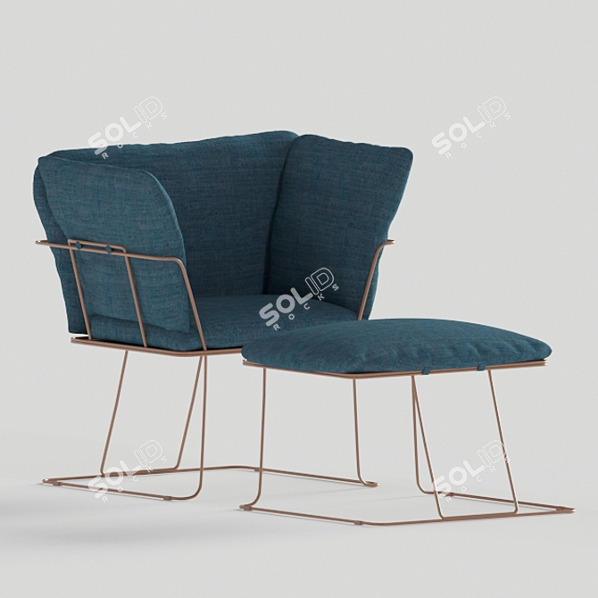 Sleek Merano: Designed for B-Line 3D model image 1