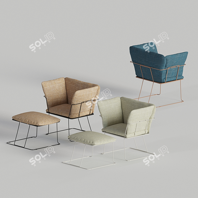 Sleek Merano: Designed for B-Line 3D model image 2