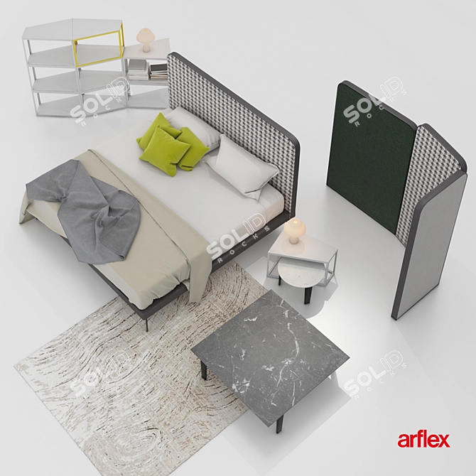 ARFLEX Suite Bed
ARFLEX Tablet Coffee Table
ARFLEX Diva Screen 3D model image 2