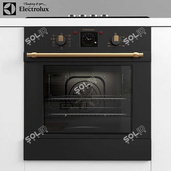 Electrolux Oven & Cooktop Set 3D model image 2