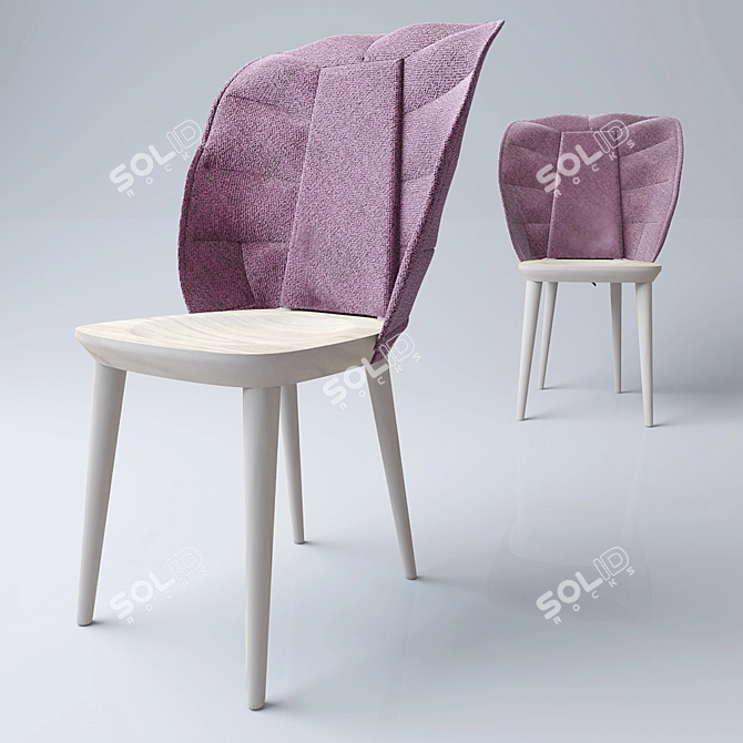 FAB Handmade Wood Chairs 3D model image 3