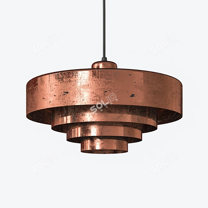 Modern Stylish Lamp 3D model image 2