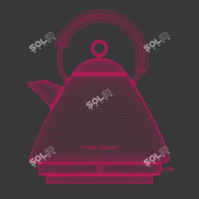 Title: Sleek Morphy Kettle 3D model image 3