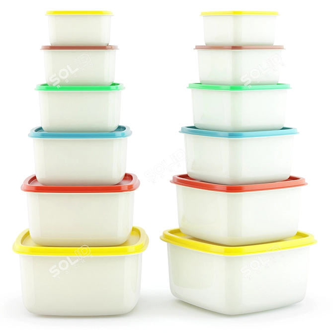  Versatile V-Ray Storage Containers 3D model image 1