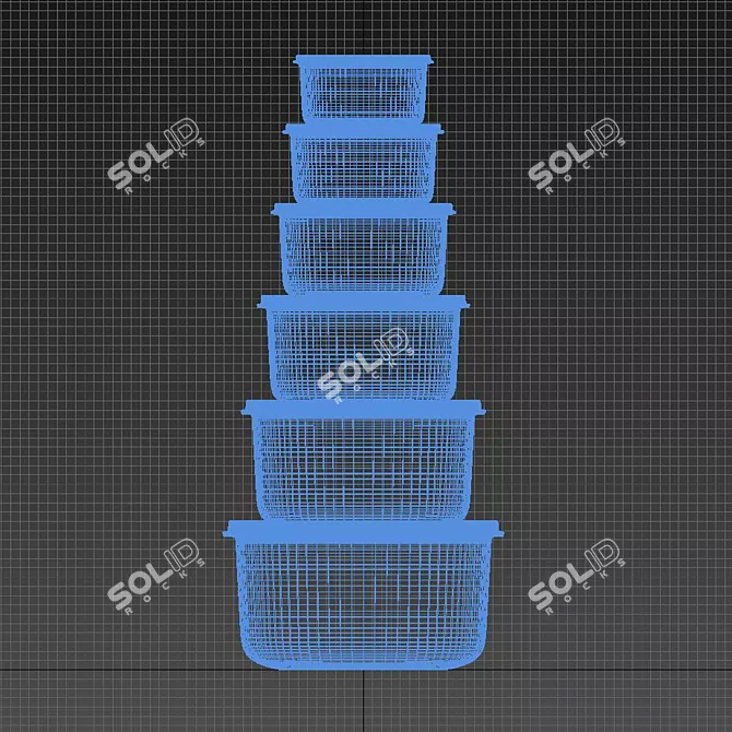  Versatile V-Ray Storage Containers 3D model image 3