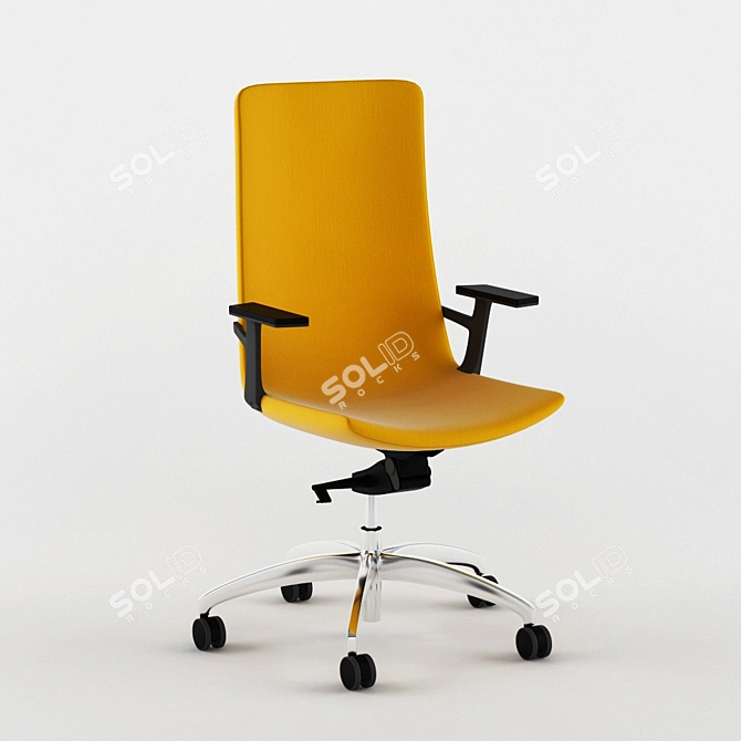 Modern Narbutas North Cape Office Armchair 3D model image 1