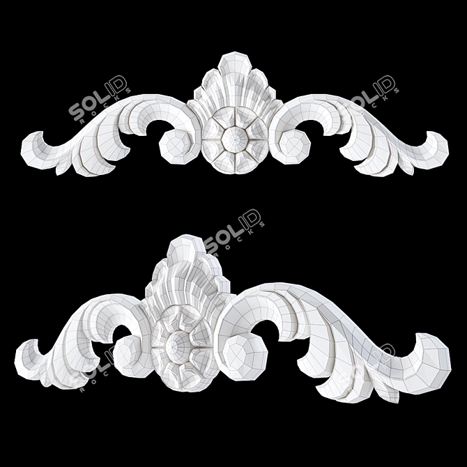 Elegant Gaudi Decor Ornament: GAUDIDECOR_AW6004L 3D model image 3