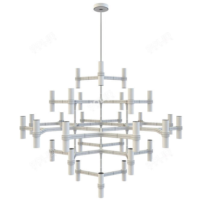 NEMO Crown Major Pendant Chandelier 3D model image 3