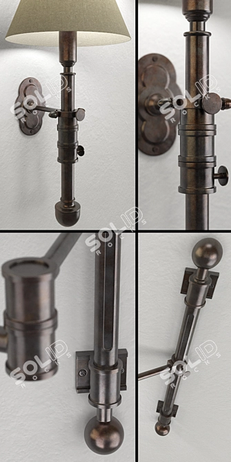 Elegant Excellence: The Oxford Club 3D model image 2