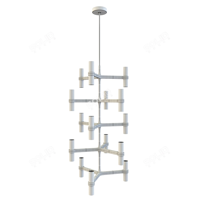 NEMO CROWN MULTI Pendant Chandelier 3D model image 3