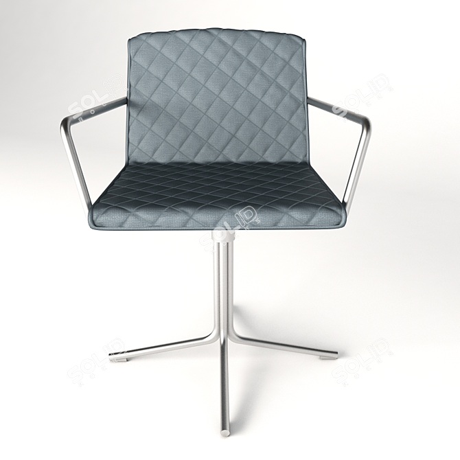 Sleek Rotating Chair Aline 3D model image 2