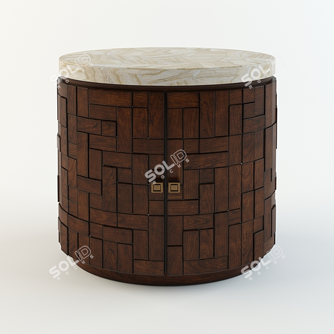 BANYAN OVAL: Timeless Elegance and Functionality 3D model image 1