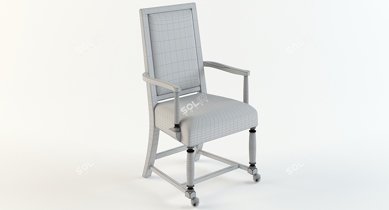 Fairfield Chair 5095-A2: Stylish and Sophisticated 3D model image 3