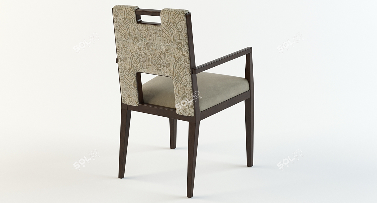 Fairfield 8748-04 Chair: Sophisticated Elegance for Your Home 3D model image 2