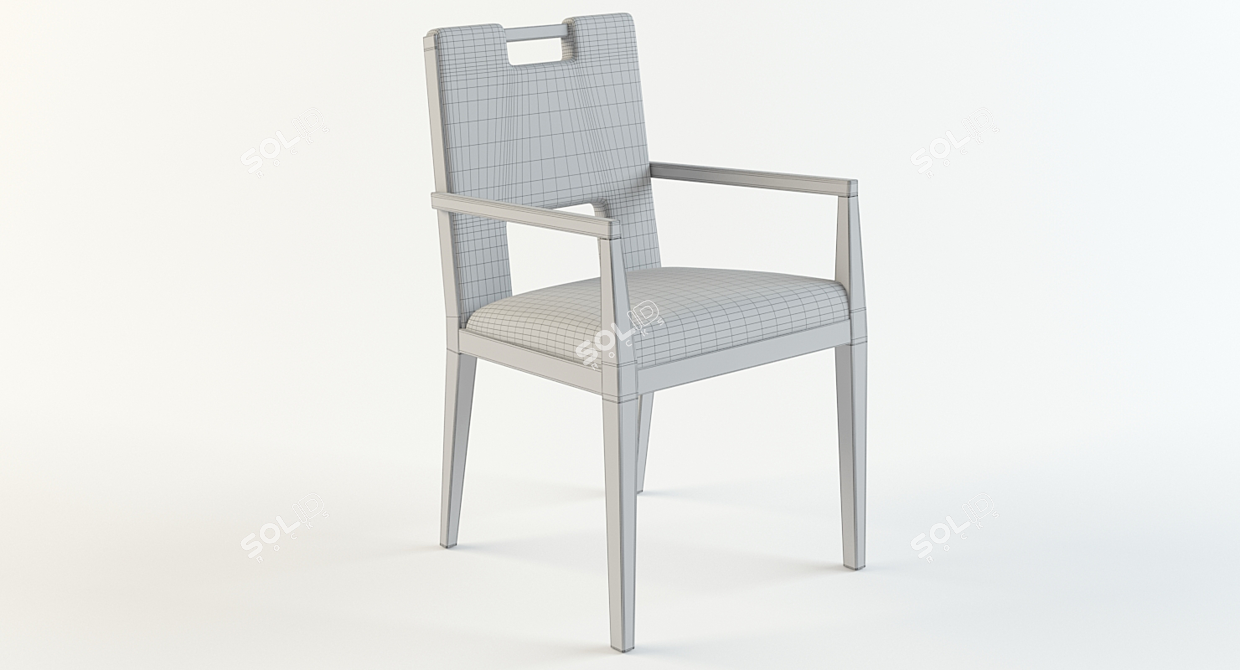 Fairfield 8748-04 Chair: Sophisticated Elegance for Your Home 3D model image 3