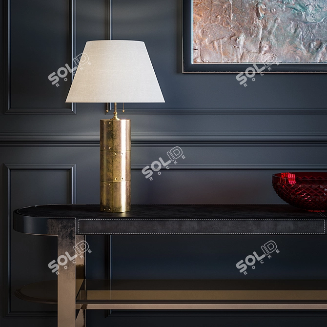 Elegant Biffi Console Set 3D model image 2