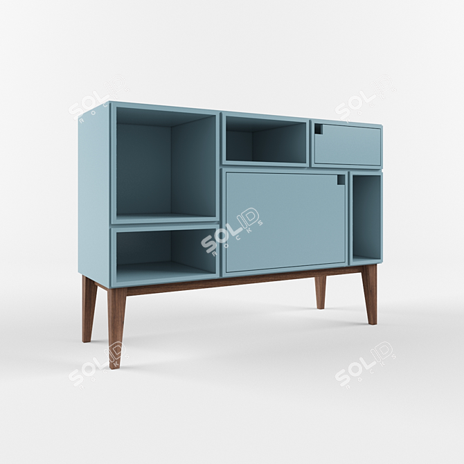 Modern ZWEED Sideboard - Sleek Design 3D model image 2