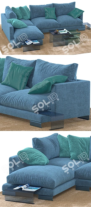 Coastal Comfort: Albert&Shtein Lancaster 3D model image 2