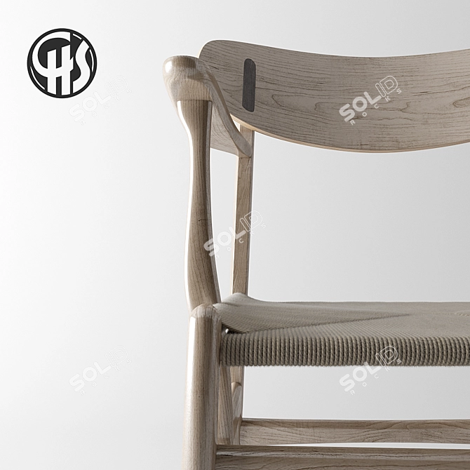 Wegner's CH26: Organic Classic 3D model image 2