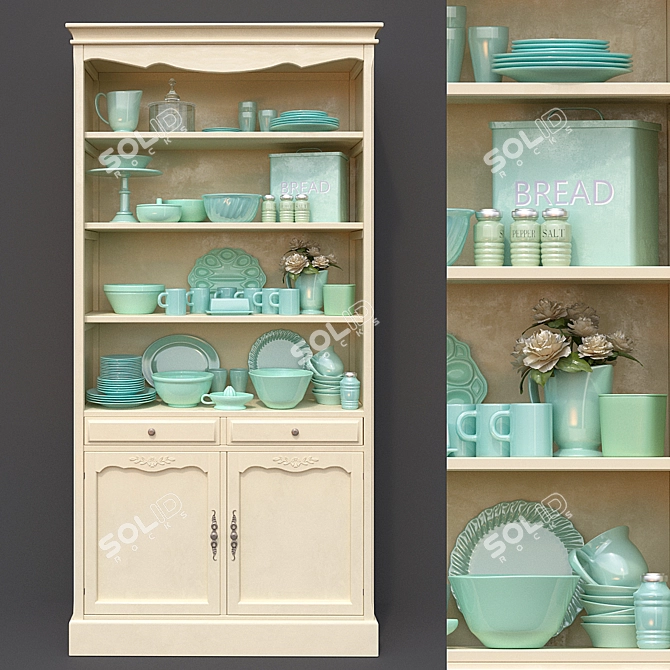 Leontina Cupboard: Elegant and Efficient 3D model image 1