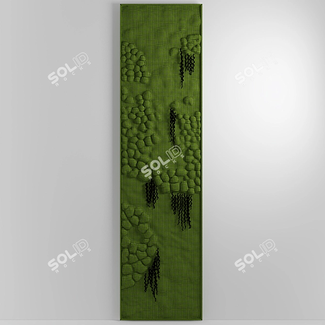 Tropical Paradise Jungle Panel 3D model image 3