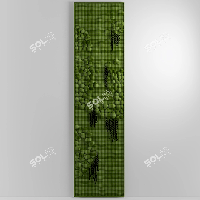 Tropical Paradise Jungle Panel 3D model image 7