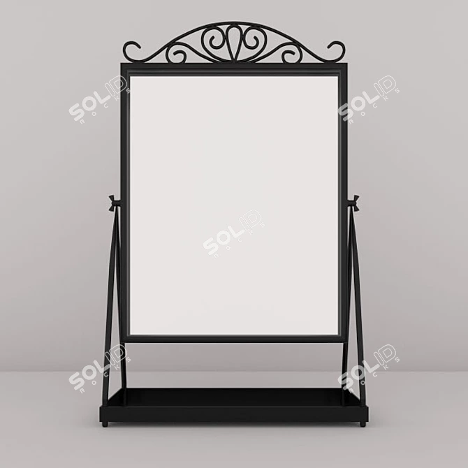 IKEA KARMSUND Mirror: Stylish Storage Solution 3D model image 1