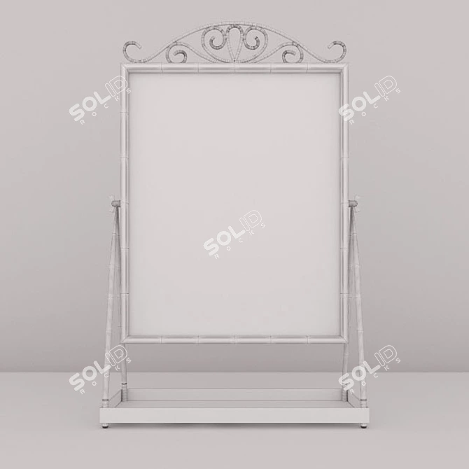 IKEA KARMSUND Mirror: Stylish Storage Solution 3D model image 3