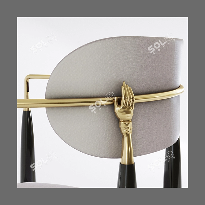 Nahema Chair: Timeless Elegance 3D model image 3